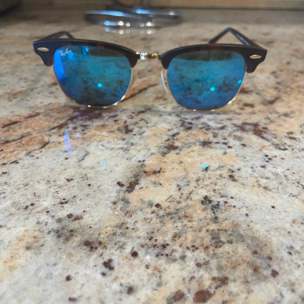 Ray Ban clubmasters. Used but in great condition. Comes with case and lens wipe.